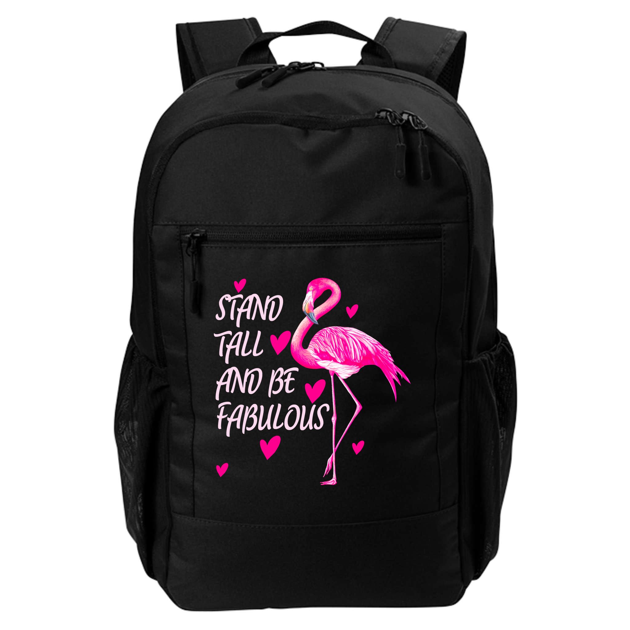Flamingo Stand Tall And Be Fabulous Backpack