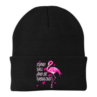 Flamingo Stand Tall And Be Fabulous Beanie