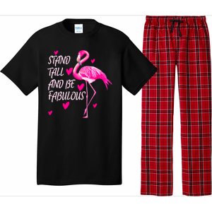 Flamingo Stand Tall And Be Fabulous Pajama Set