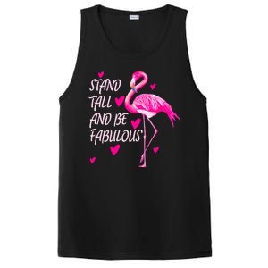 Flamingo Stand Tall And Be Fabulous PosiCharge Competitor Tank