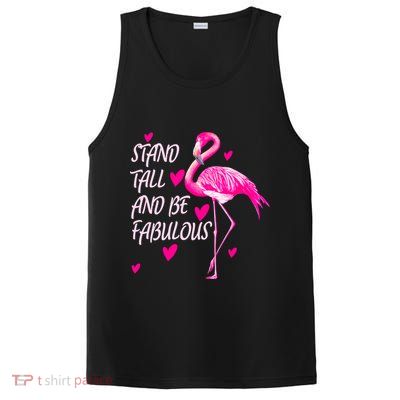 Flamingo Stand Tall And Be Fabulous PosiCharge Competitor Tank