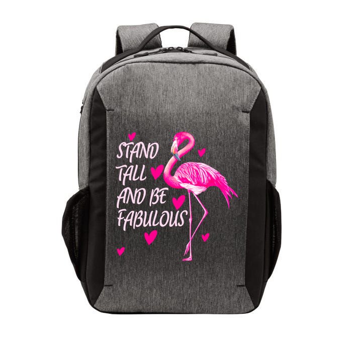 Flamingo Stand Tall And Be Fabulous Vector Backpack