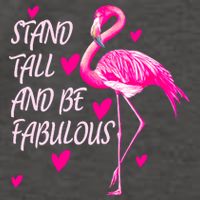 Flamingo Stand Tall And Be Fabulous Vector Backpack