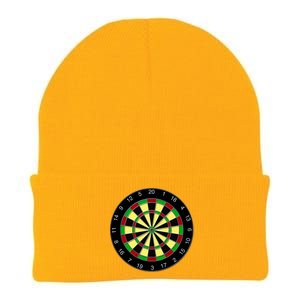 Flat Dart Board Gaming Knit Cap Winter Beanie