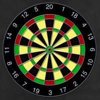 Flat Dart Board Gaming Garment-Dyed Fleece Hoodie