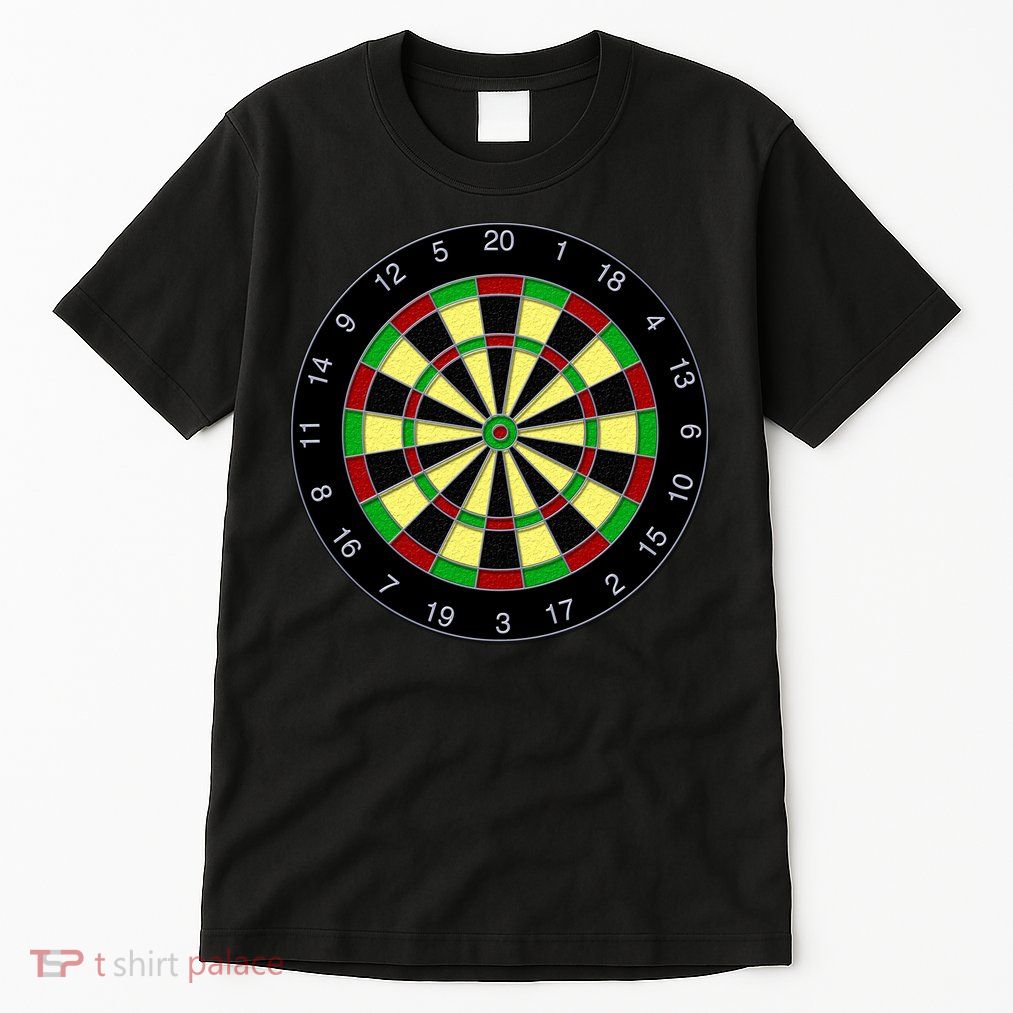 Flat Dart Board Gaming Tall T-Shirt