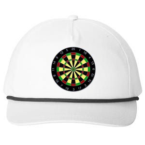 Flat Dart Board Gaming Snapback Five-Panel Rope Hat