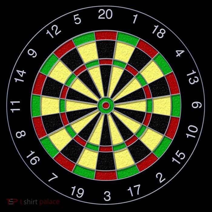 Flat Dart Board Gaming Flatbill Hat