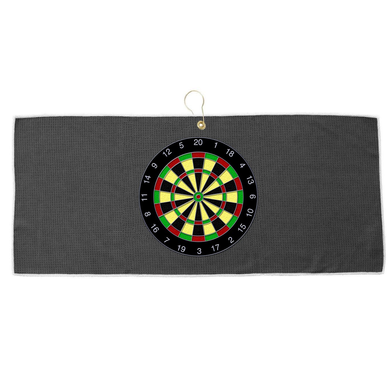 Flat Dart Board Gaming Large Microfiber Waffle Golf Towel
