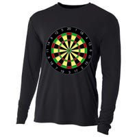 Flat Dart Board Gaming Cooling Performance Long Sleeve Crew