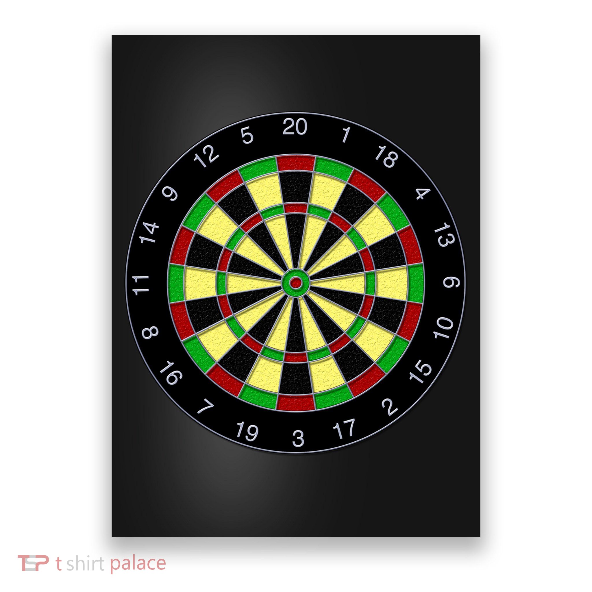 Flat Dart Board Gaming Poster