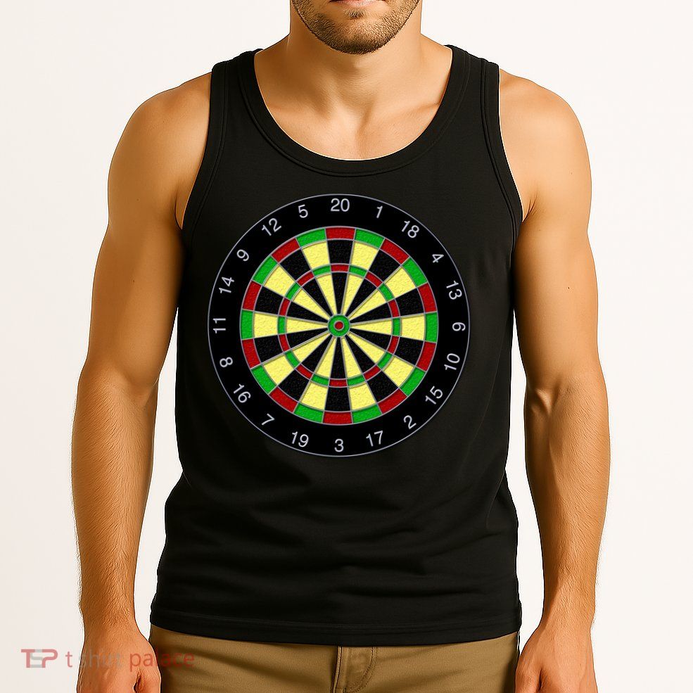 Flat Dart Board Gaming Tank Top