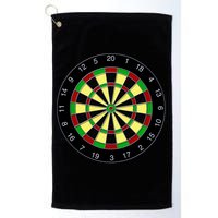 Flat Dart Board Gaming Golf Towel