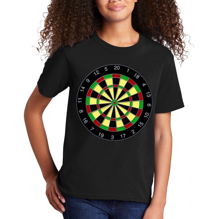 Flat Dart Board Gaming Kids T-Shirt