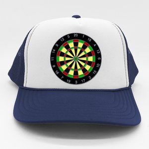 Flat Dart Board Gaming Trucker Hat