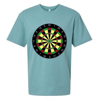 Flat Dart Board Gaming Sueded Cloud Jersey T-Shirt