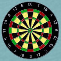 Flat Dart Board Gaming Sueded Cloud Jersey T-Shirt