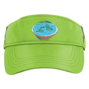 Flat Earth Theory Adult Drive Performance Visor