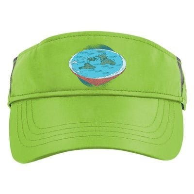 Flat Earth Theory Adult Drive Performance Visor