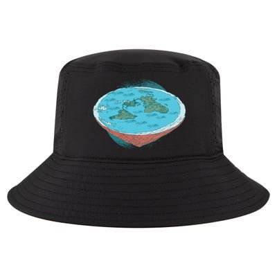 Flat Earth Theory Cool Comfort Performance Bucket Hat