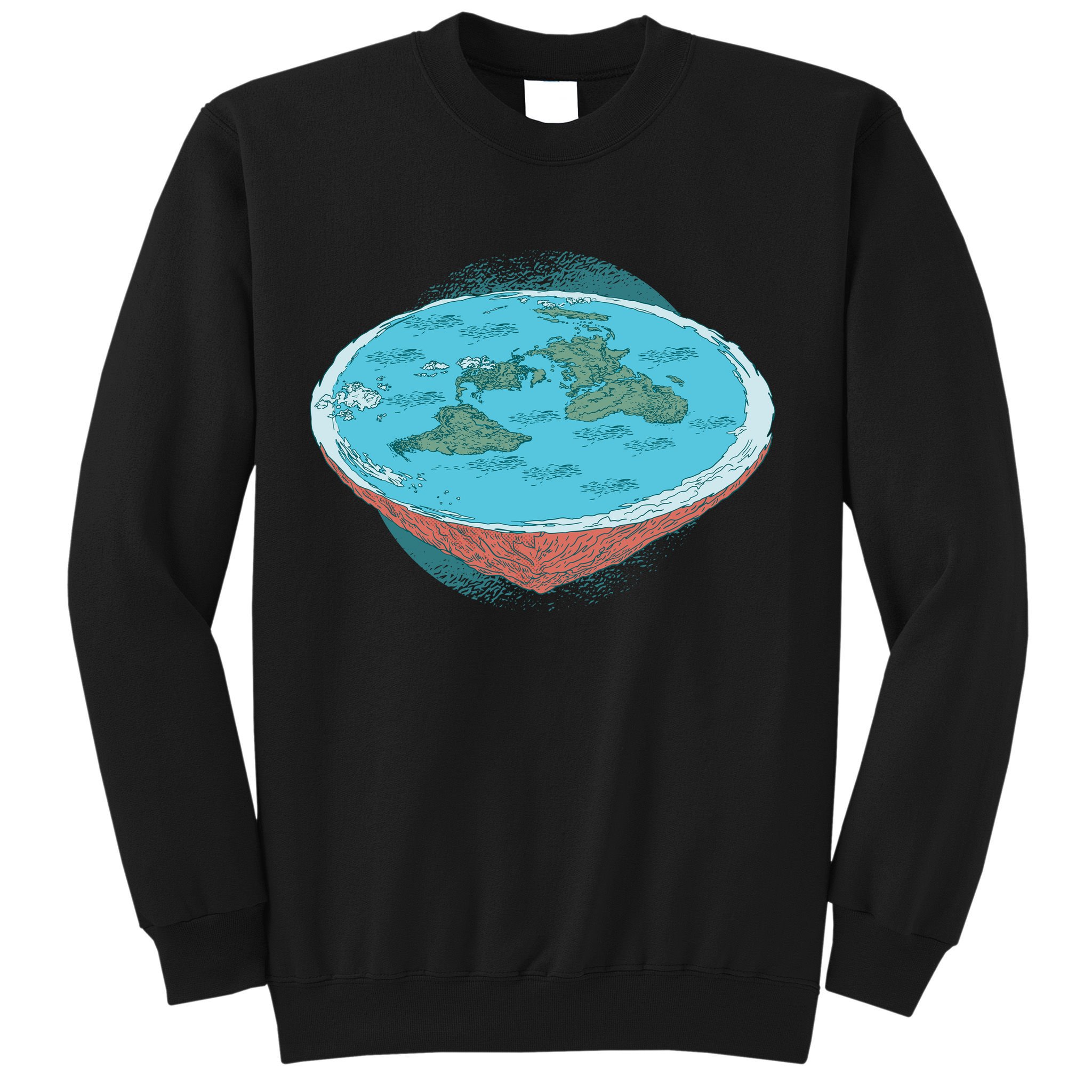 Flat Earth Theory Sweatshirt