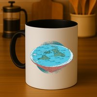 Flat Earth Theory Mug