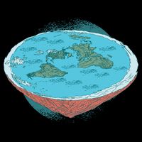 Flat Earth Theory 16 in Basic Backpack