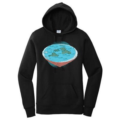 Flat Earth Theory Women's Pullover Hoodie