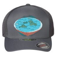 Flat Earth Theory Flexfit Unipanel Trucker Cap