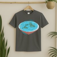 Flat Earth Theory T-Shirt
