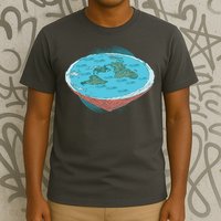 Flat Earth Theory T-Shirt