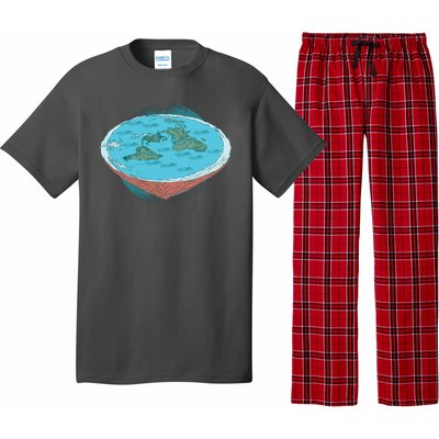 Flat Earth Theory Pajama Set