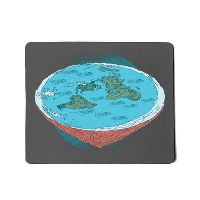 Flat Earth Theory Mousepad