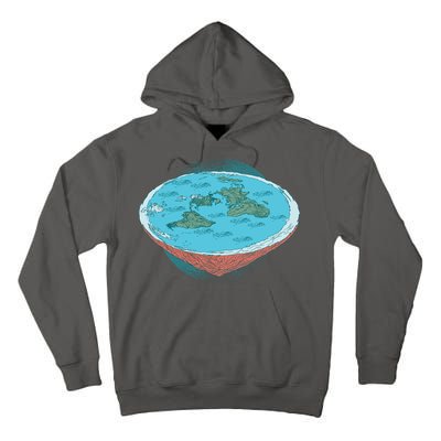 Flat Earth Theory Tall Hoodie