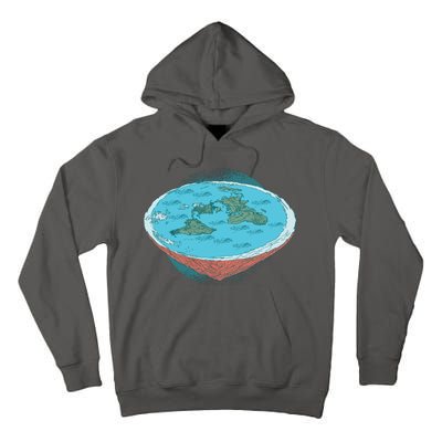 Flat Earth Theory Tall Hoodie