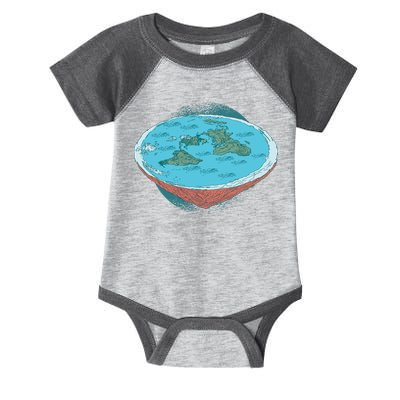 Flat Earth Theory Infant Baby Jersey Bodysuit