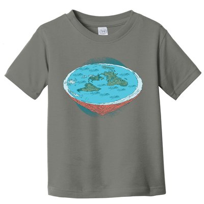 Flat Earth Theory Toddler T-Shirt