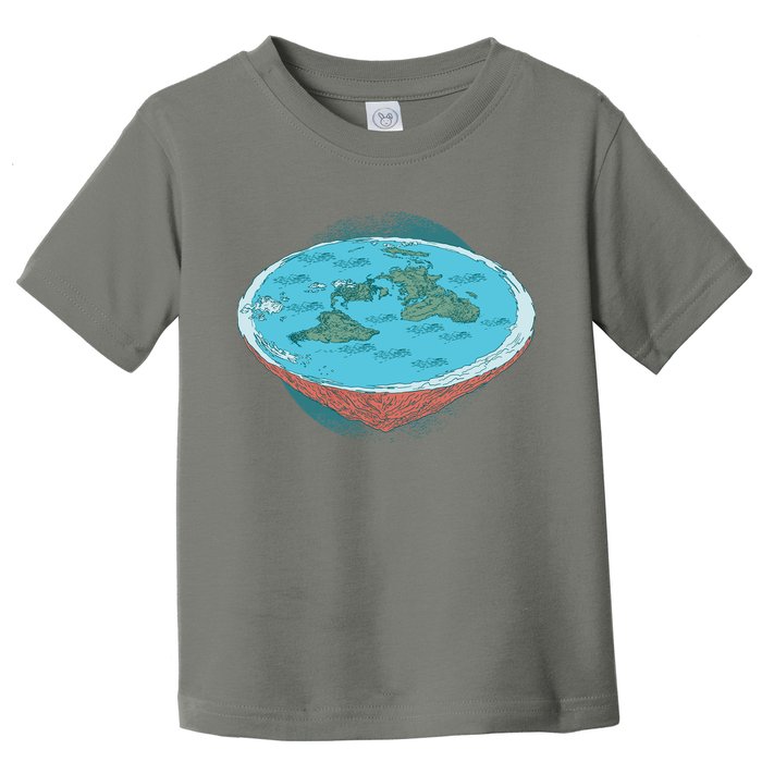 Flat Earth Theory Toddler T-Shirt