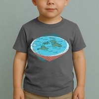 Flat Earth Theory Toddler T-Shirt