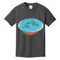 Flat Earth Theory Kids T-Shirt