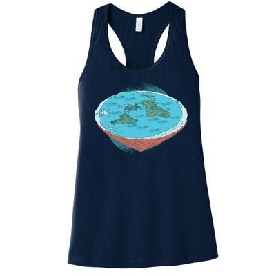 Flat Earth Theory Women's Racerback Tank