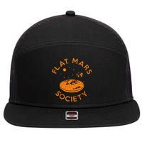Flat Mars Society 7 Panel Mesh Trucker Snapback Hat