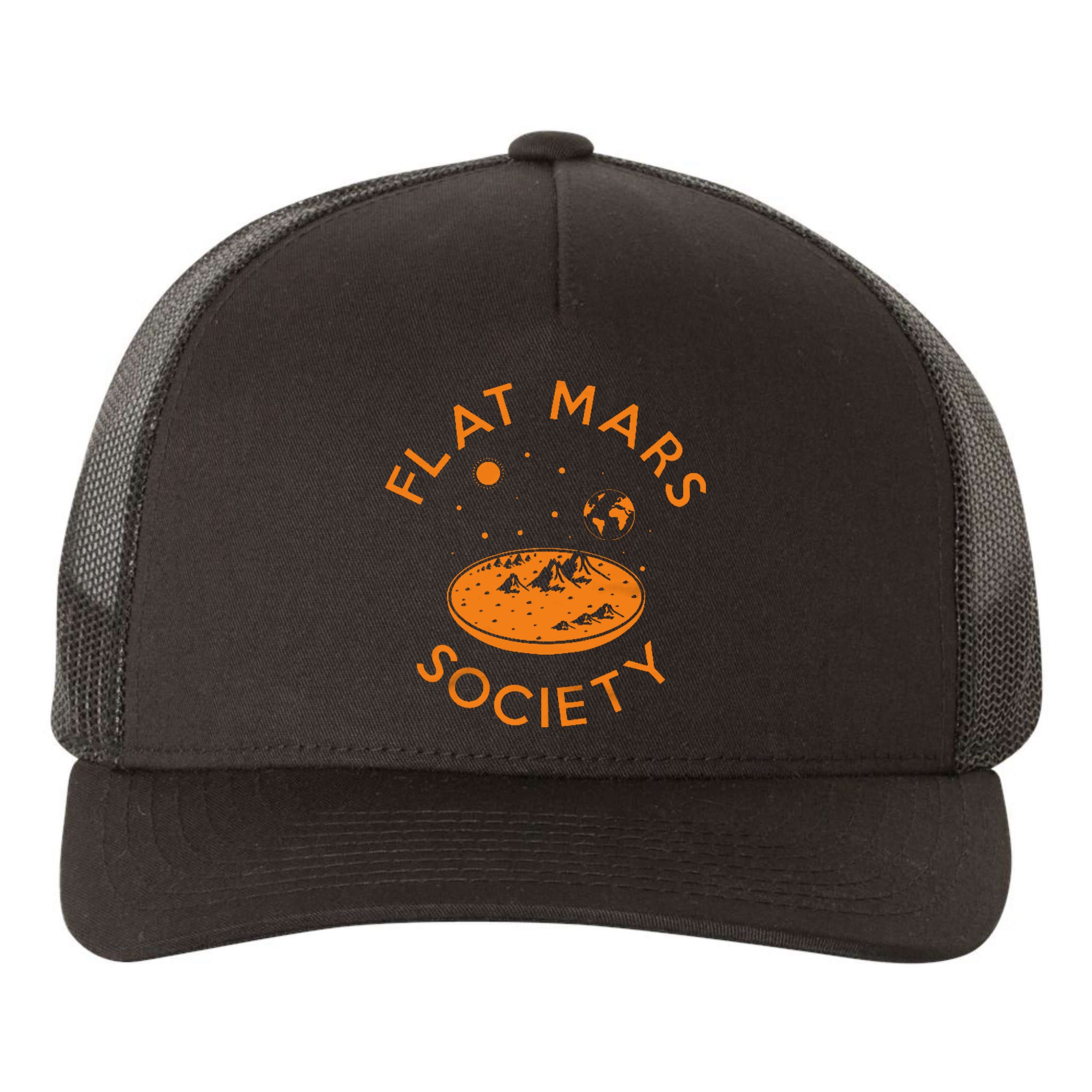 Flat Mars Society Yupoong Adult 5-Panel Trucker Hat