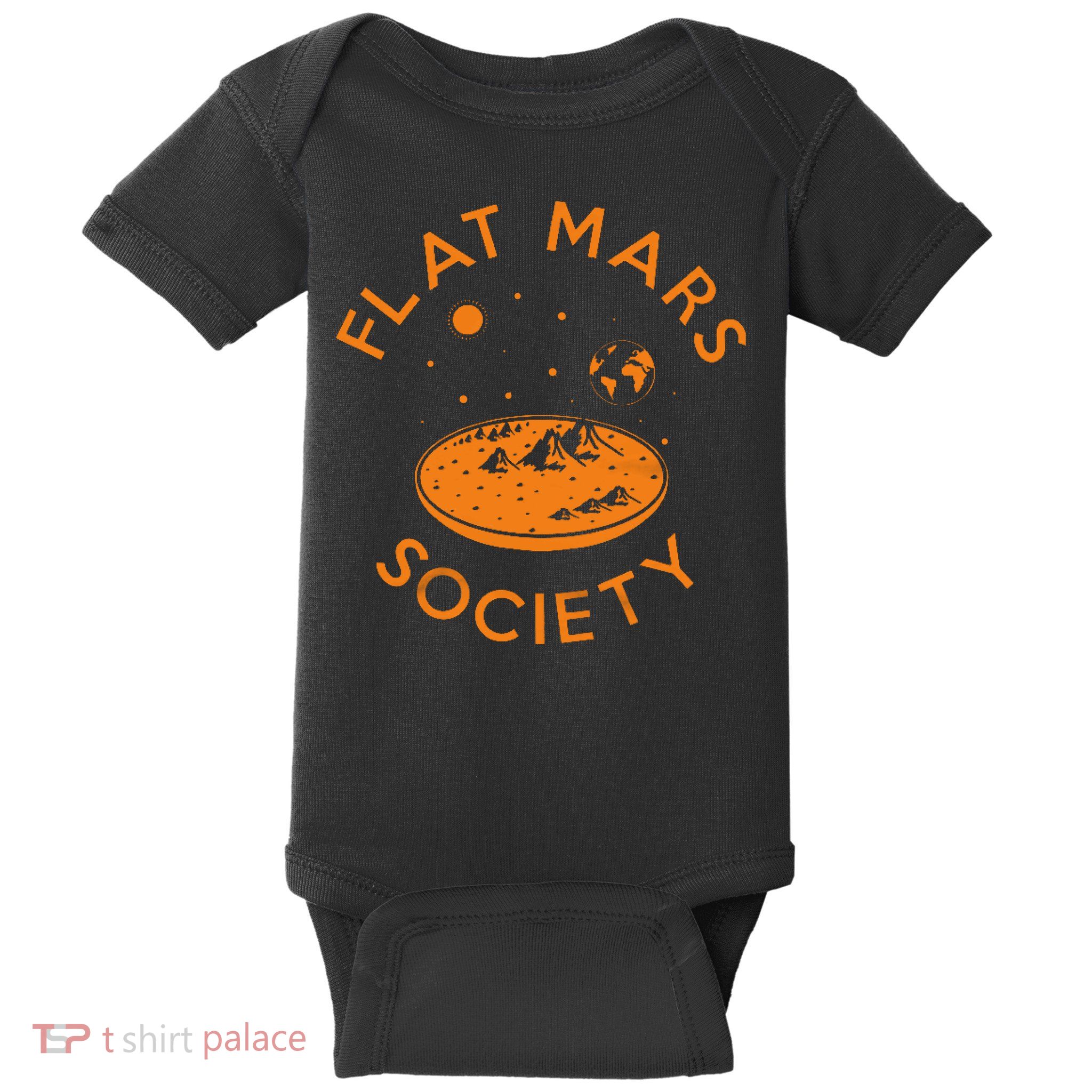 Flat Mars Society Baby Bodysuit
