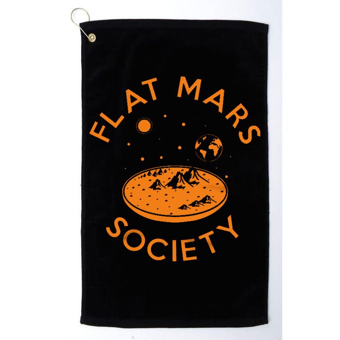Flat Mars Society Golf Towel