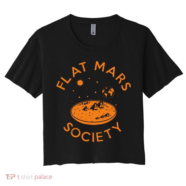 Flat Mars Society Crop Top