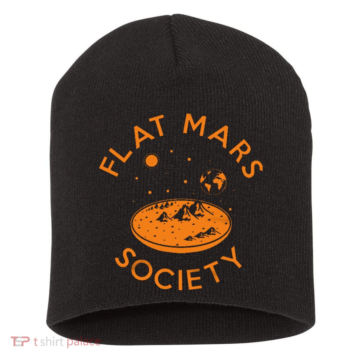 Flat Mars Society Short Acrylic Beanie