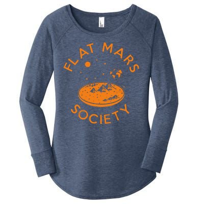 Flat Mars Society Women's Perfect Tri Tunic Long Sleeve Shirt