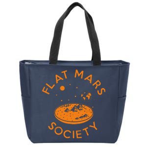 Flat Mars Society Zip Tote Bag