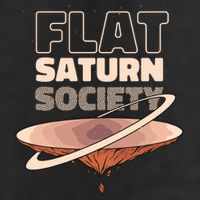 Flat Saturn Society 7 Panel Mesh Trucker Snapback Hat
